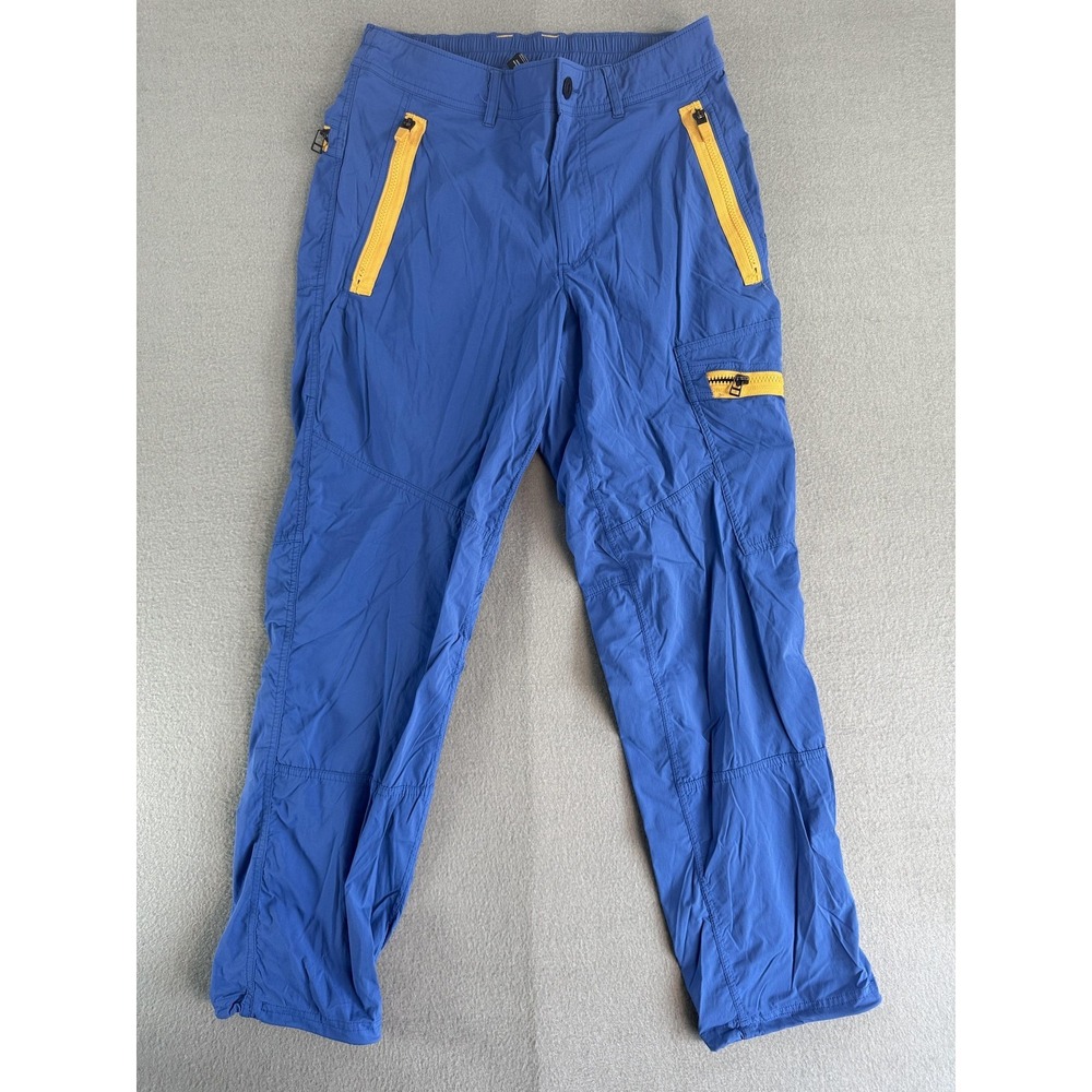 Outdoor Afro REI Co-op Pants Mens 32x30 Blue Zip Pockets Hiking Outdoor